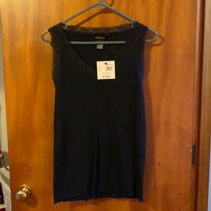 George Lace Robbed Tank Top.